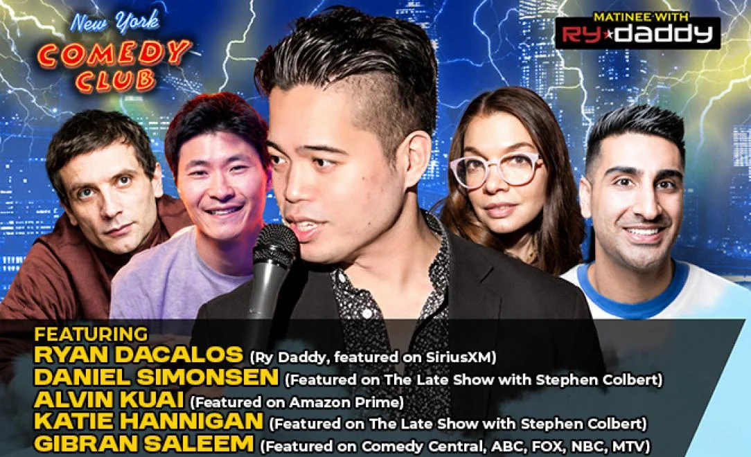 Poster for Matinee with Ry Daddy ft: Daniel Simonsen, Gibran Saleem, Katie Hannigan, Alvin Kuai, Ryan Dacalos
