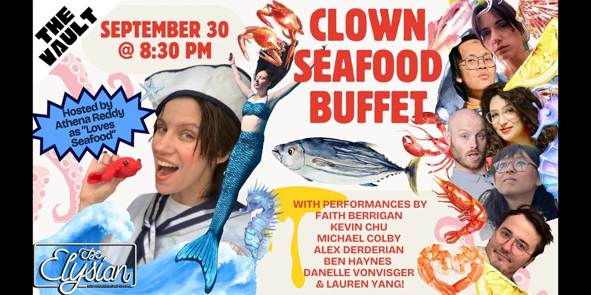 Poster for Clown Seafood Buffet!