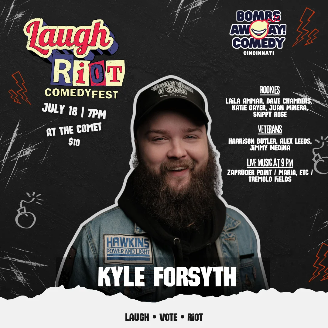 Poster for Laugh Riot Comedy Fest | KYLE FORSYTH