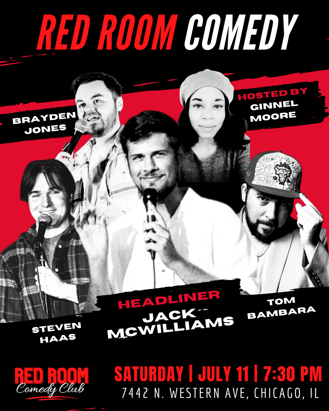 Poster for RED ROOM COMEDY