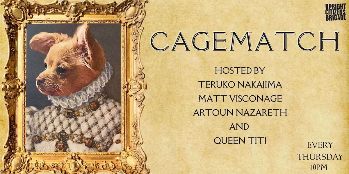 Poster for UCB Cagematch: The Fab 4 (12-0) vs. Freak Trap