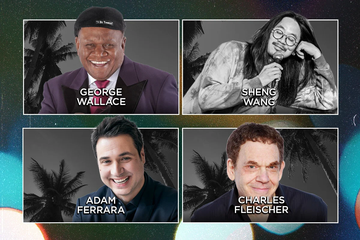 Poster for Tonight at the Improv ft. George Wallace, Sheng Wang, Charles Fleischer, Adam Ferrara, Eleanor Kerrigan, Gary Cannon and more TBA