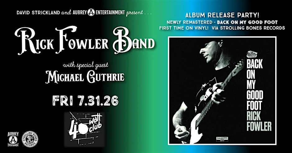 Poster for RICK FOWLER BAND – ALBUM RELEASE