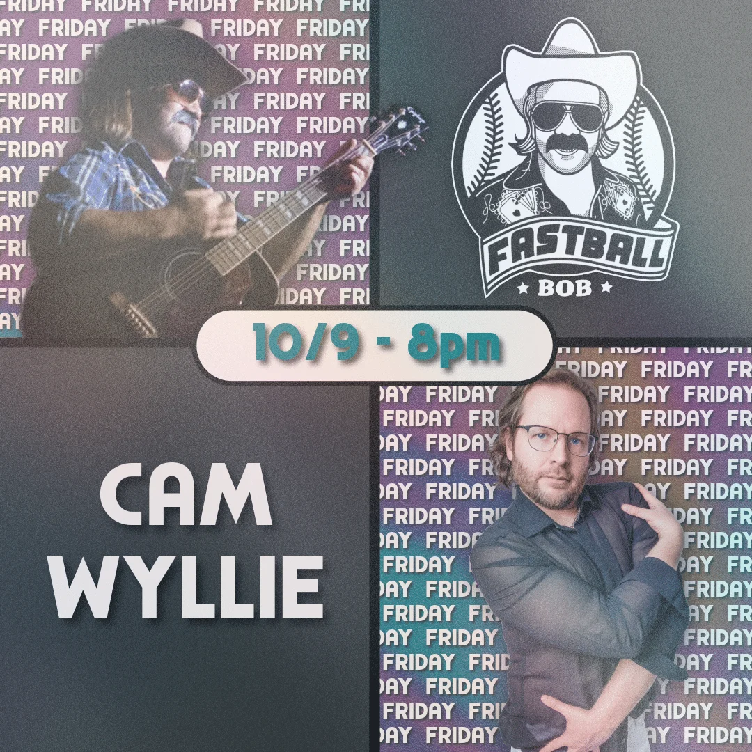 Poster for 2026 Denver Sketch Festival – Fastball Bob / Cam Wyllie