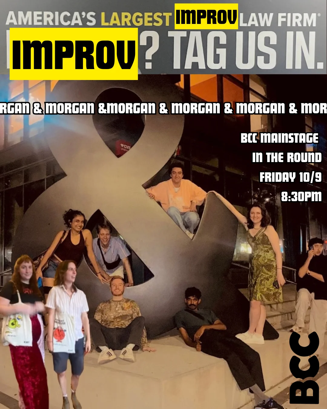 Poster for Morgan & Morgan & Morgan & Morgan: Americas Largest Improv Law Firm