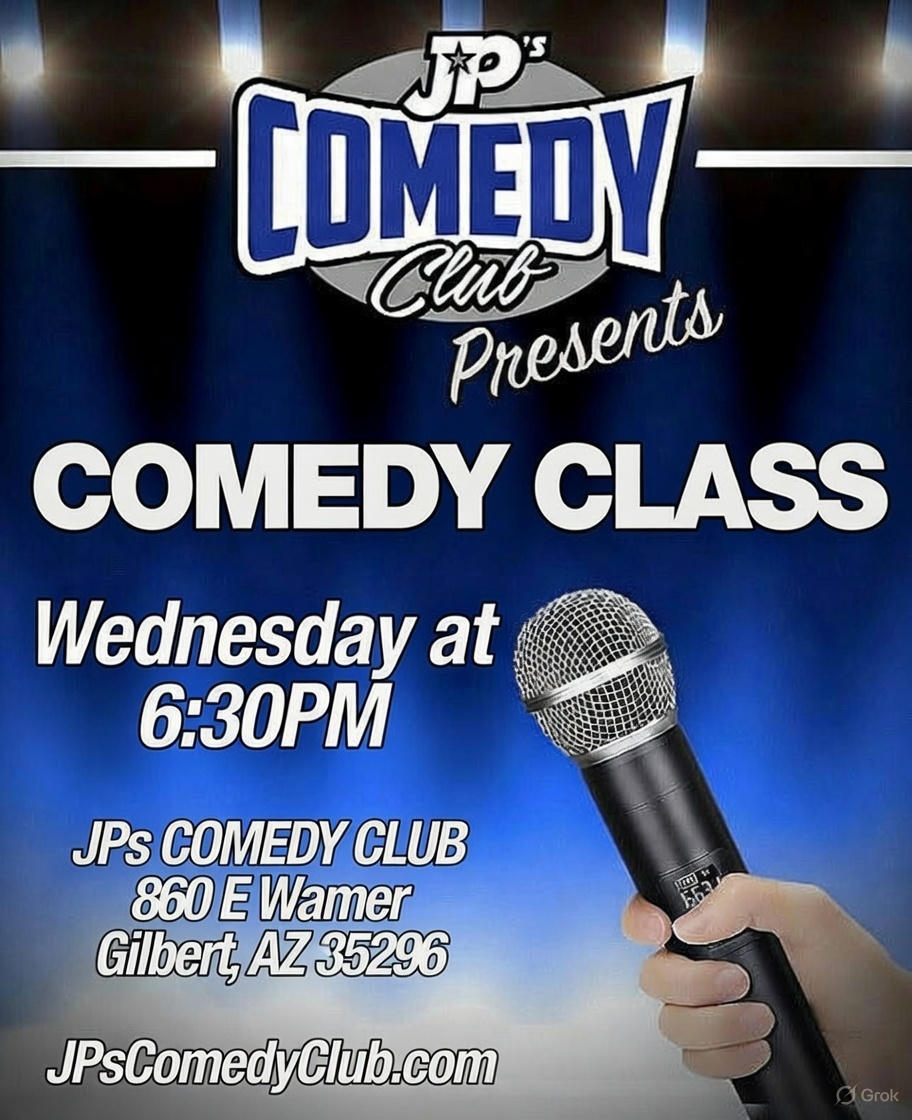 Poster for Comedy Class- Learn Stand Up Comedy!!!