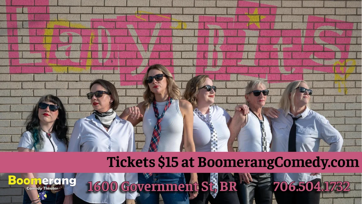 Poster for LADY BITS Monthly Improv Show