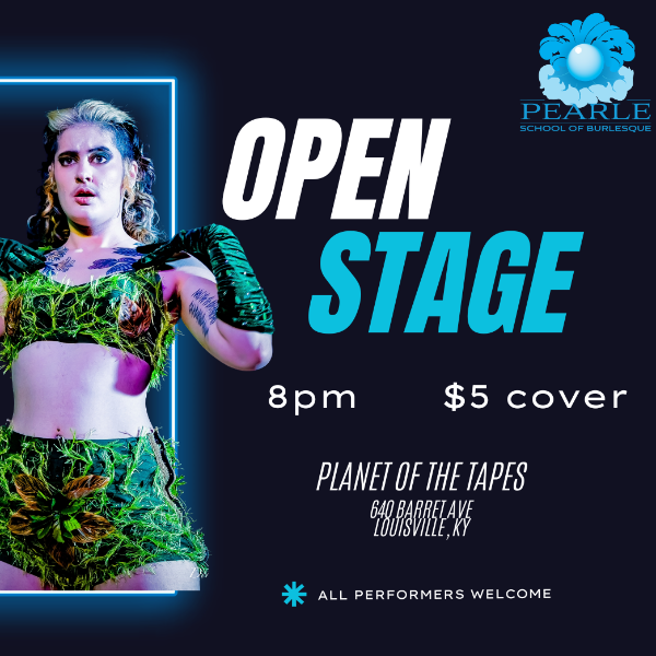 Poster for Burlesque Open Stage