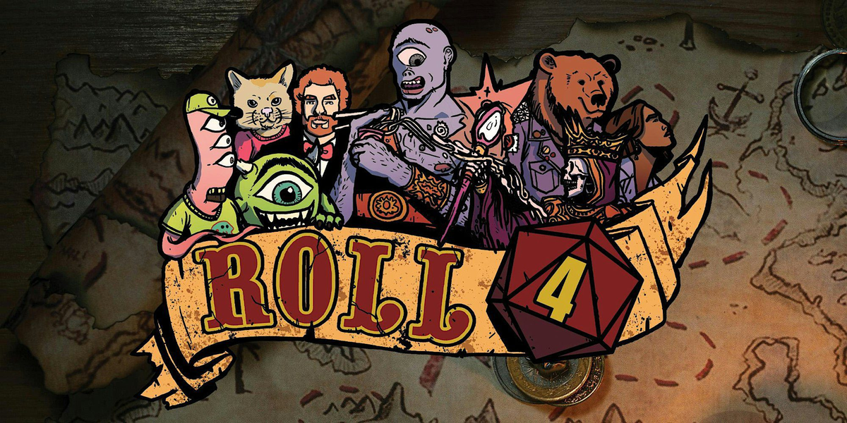 Poster for Roll 4 - The Improvised RPG Comedy Show