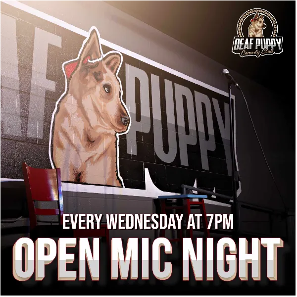 Poster for FREE Wednesday Night Open Mic
