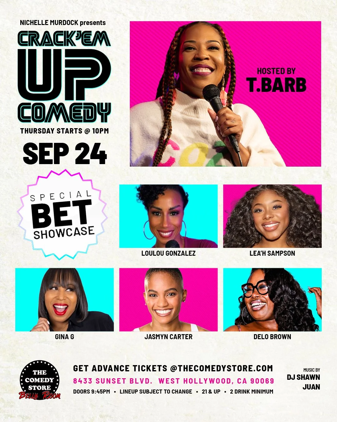 Poster for Crack'Em Up Thursdays