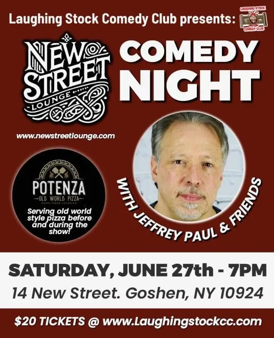 Poster for FIRST ANNUAL COMEDY SHOW at New Street Lounge