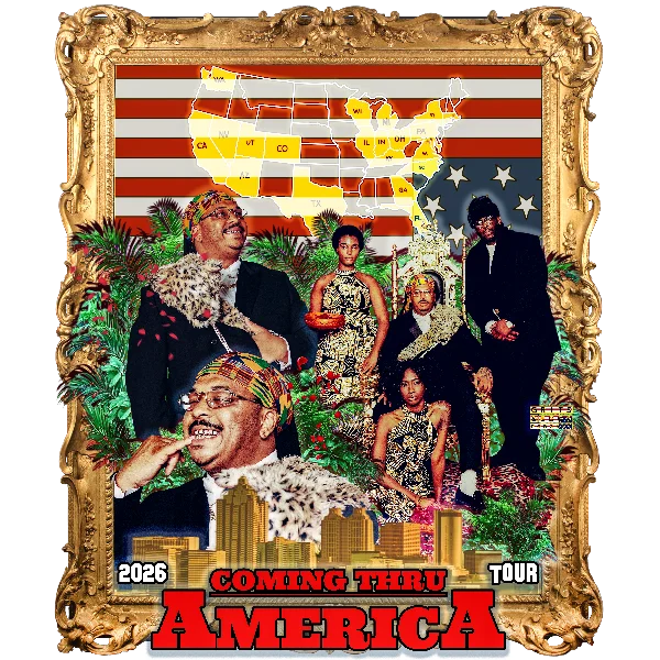 Poster for Grits & Eggs Podcast: Coming Thru America Tour