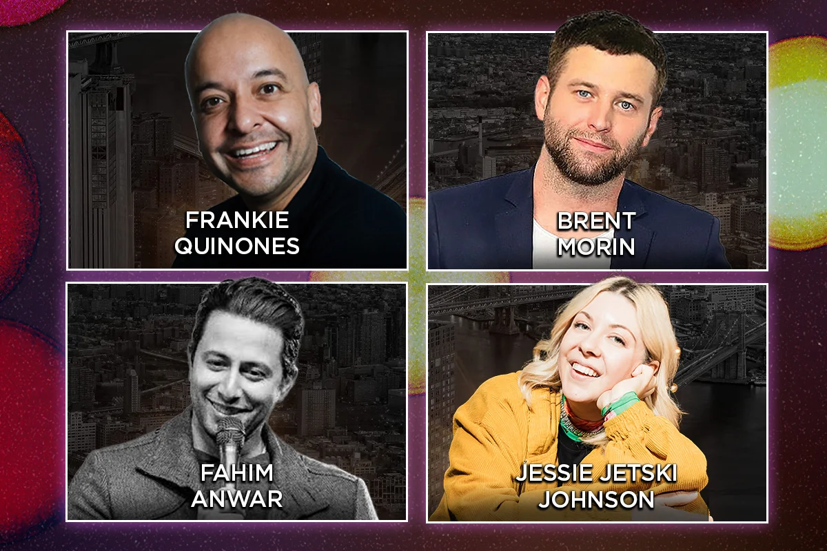 Poster for Tonight at the Improv ft. Frankie Quinones, Brent Morin, Jessie Jetski Johnson, Johnny Pemberton, Fahim Anwar, Erik Griffin, Kirk Fox, Jeanne Whitney, and more TBA