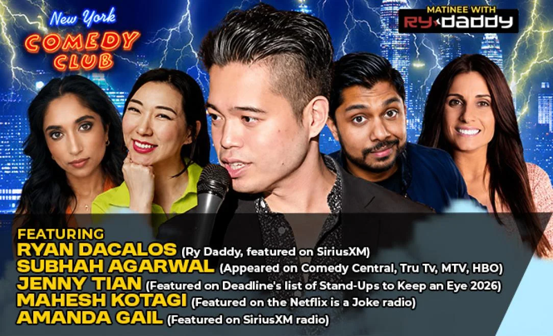 Poster for Matinee with Ry Daddy ft: Jenny Tian, Subhah Agarwal, Mahesh Kotagi, Amanda Gail, Ryan Dacalos