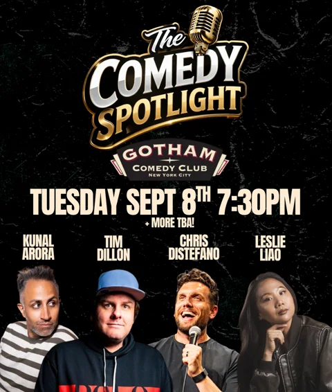 Poster for Comedy Spotlight w/ Tim Dillon, Chris Distefano and More!