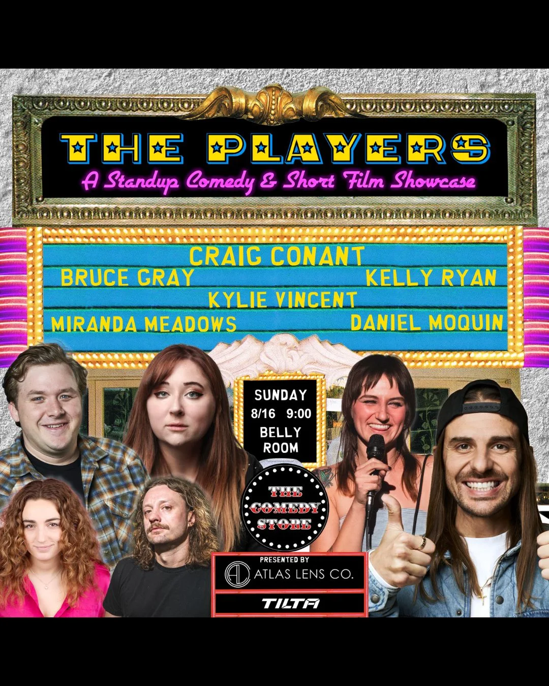 Poster for Atlas Lens Co. Presents: The Players