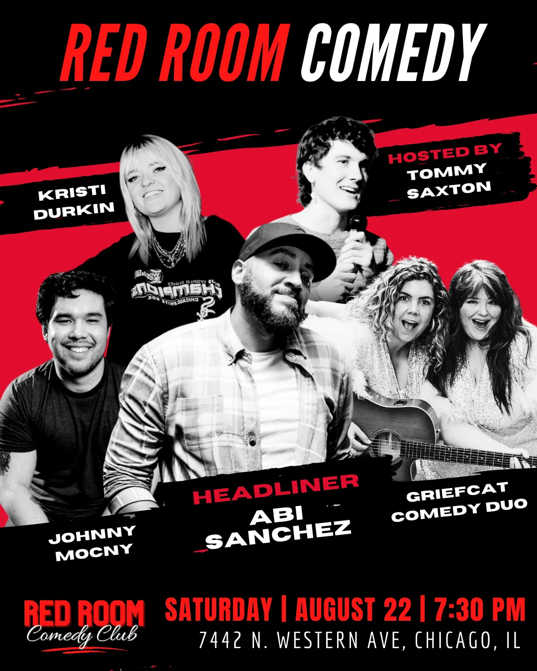 Poster for RED ROOM COMEDY