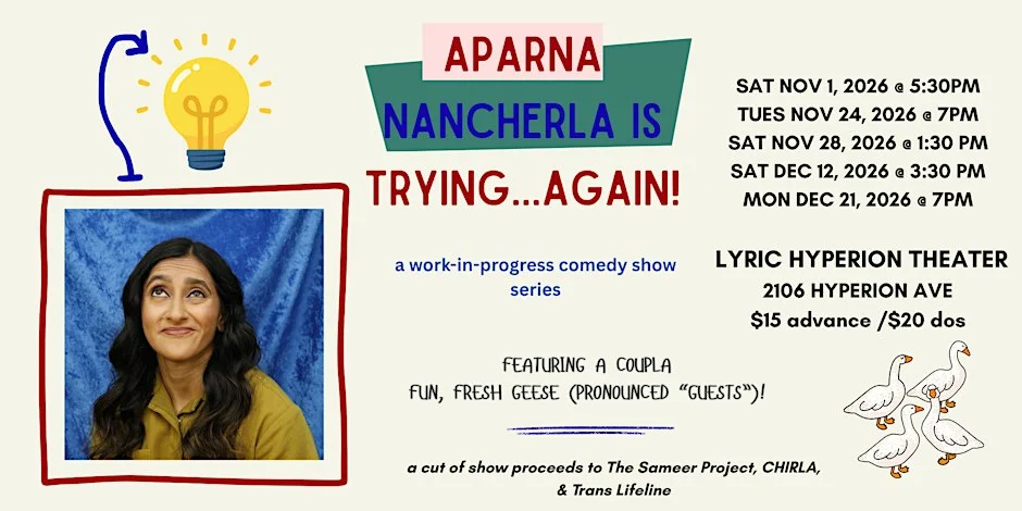 Poster for Aparna Nancherla is Trying (Again)!