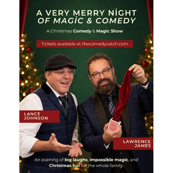 Poster for A Very Merry Night of Magic and Comedy