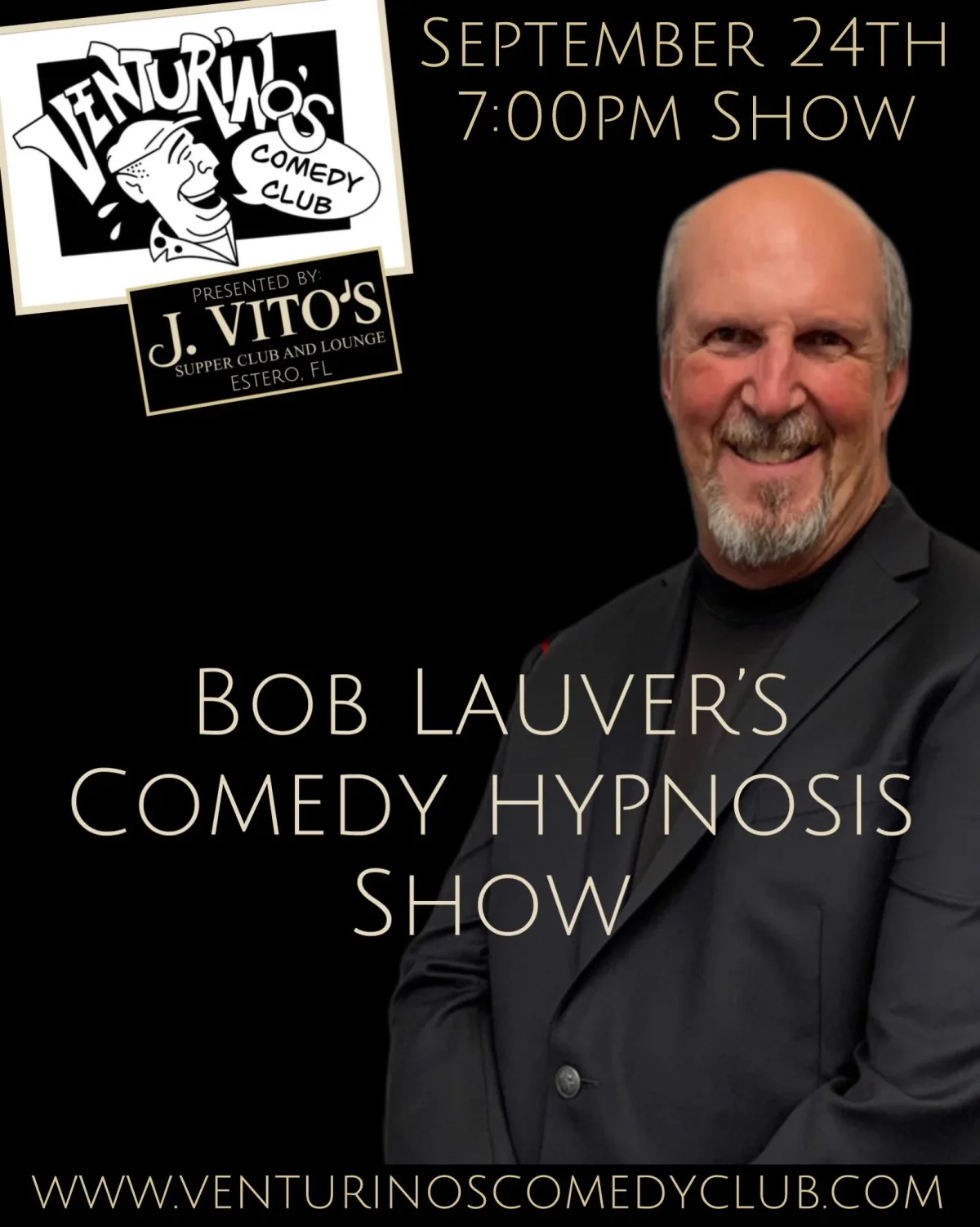 Poster for Bob Lauver's Comedy Hypnosis Show