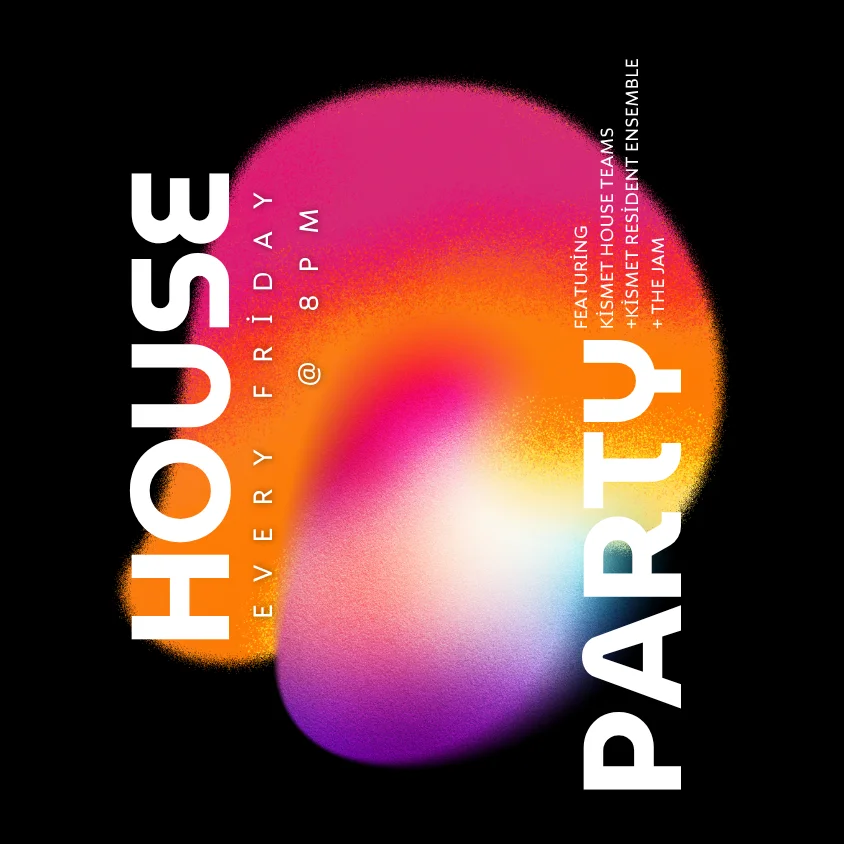 Poster for FRIDAY NIGHT HOUSE PARTY