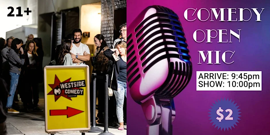 Poster for Tuesday Open Mic