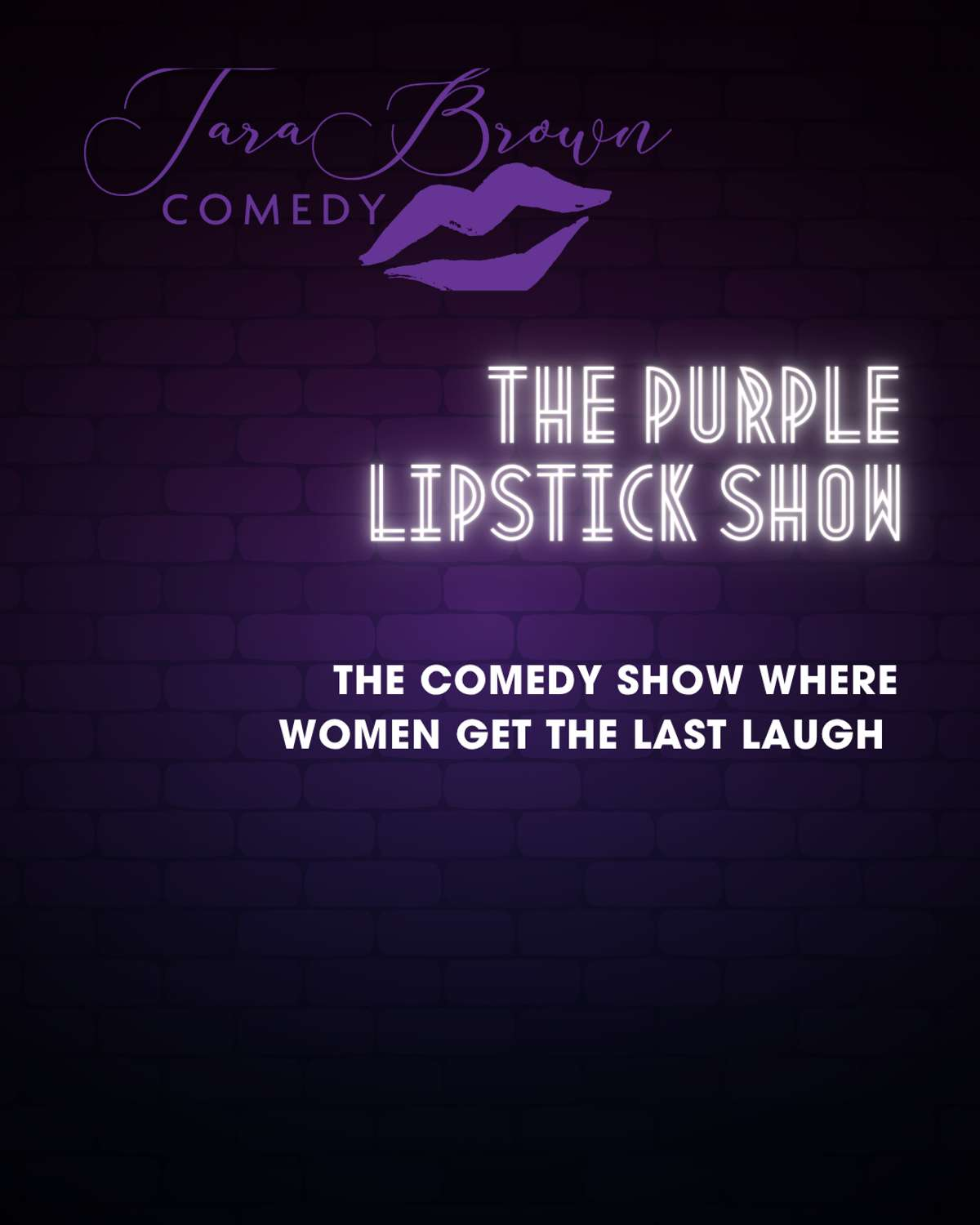 Poster for The Purple Lipstick Show