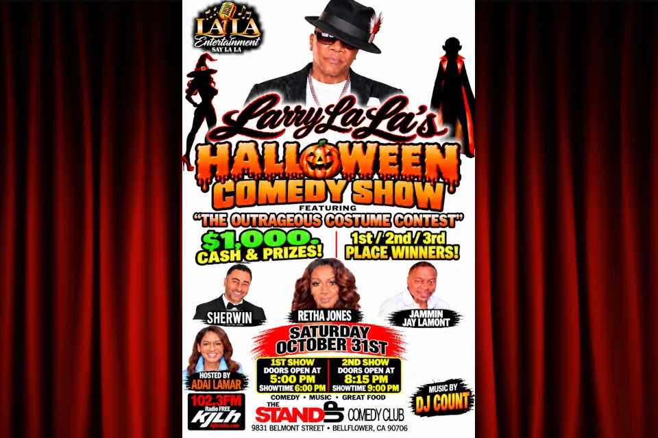 Poster for Larry La La's Halloween Comedy Show (Show 2)