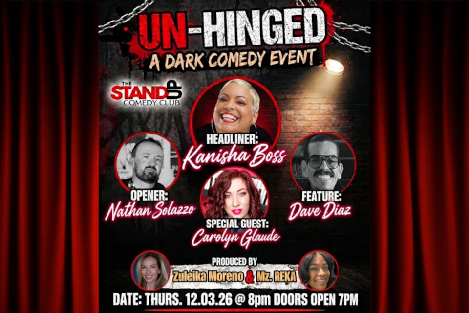 Poster for UN-HINGED: A Dark Comedy Event