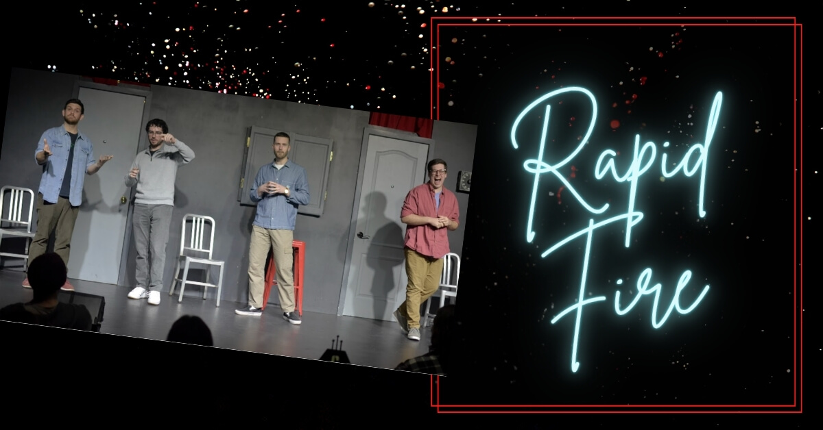 Poster for Rapid Fire Improv Comedy