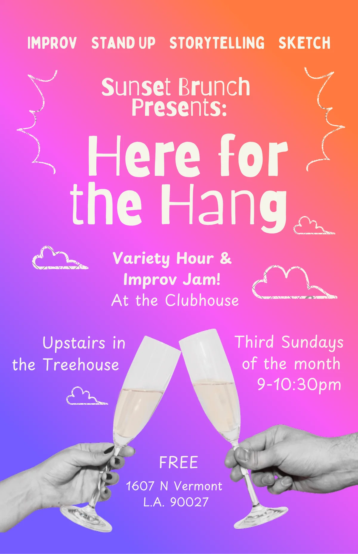 Poster for Sunset Brunch Presents: Here for the Hang
