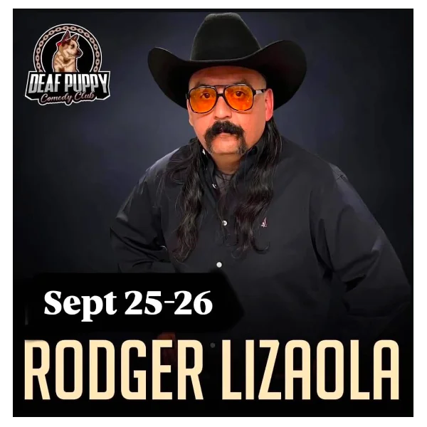 Poster for Rodger Lizaola special Ticket Club Member Comedy/Brick Signing Night