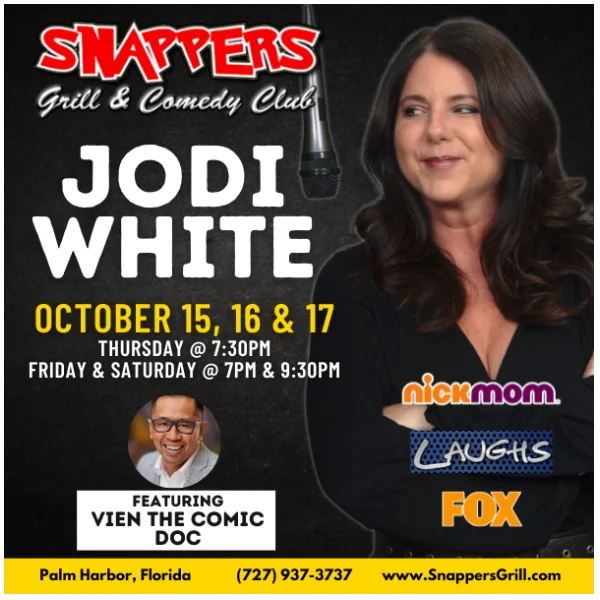 Poster for Jodi White Comedy
