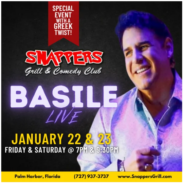 Poster for Basile LIVE Comedy