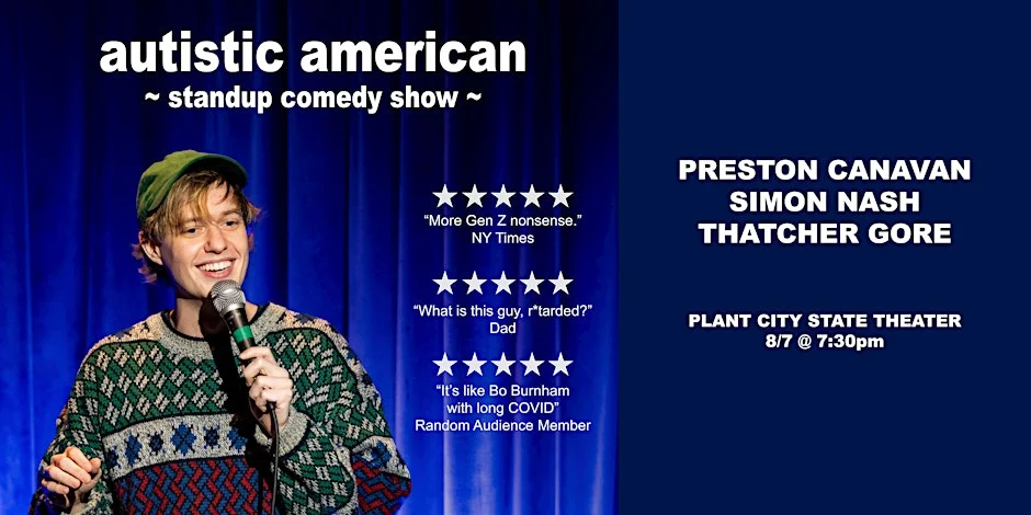 Poster for Autistic American - Standup Comedy Show
