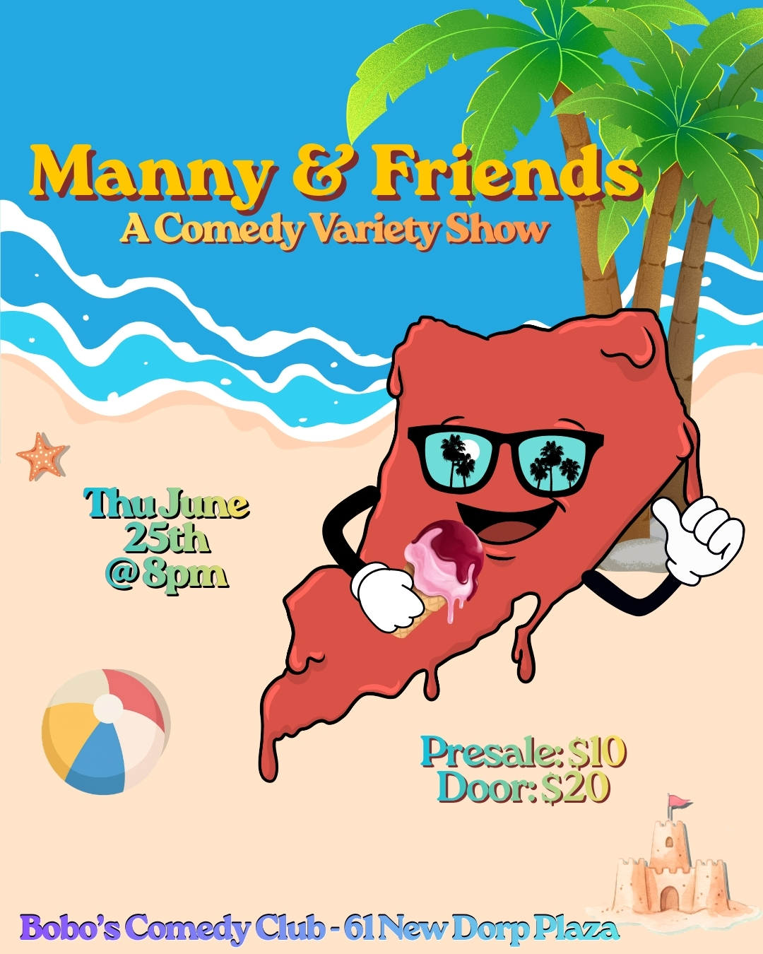 Poster for Manny & Friends - A Comedy Variety Show