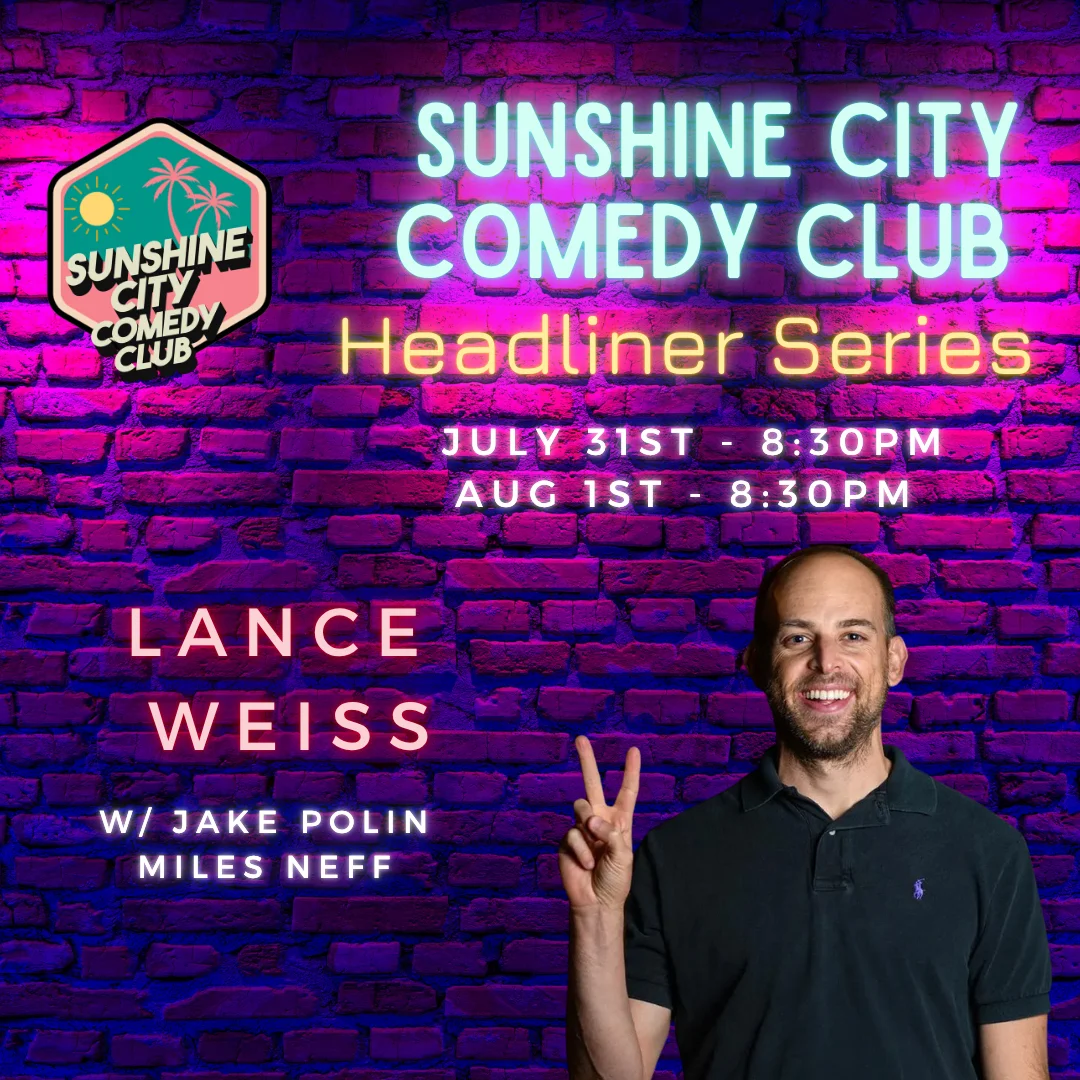 Poster for Headliner Lance Weiss