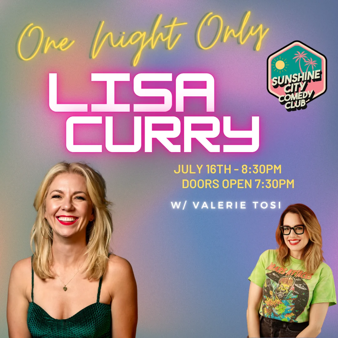 Poster for Headliner Lisa Curry