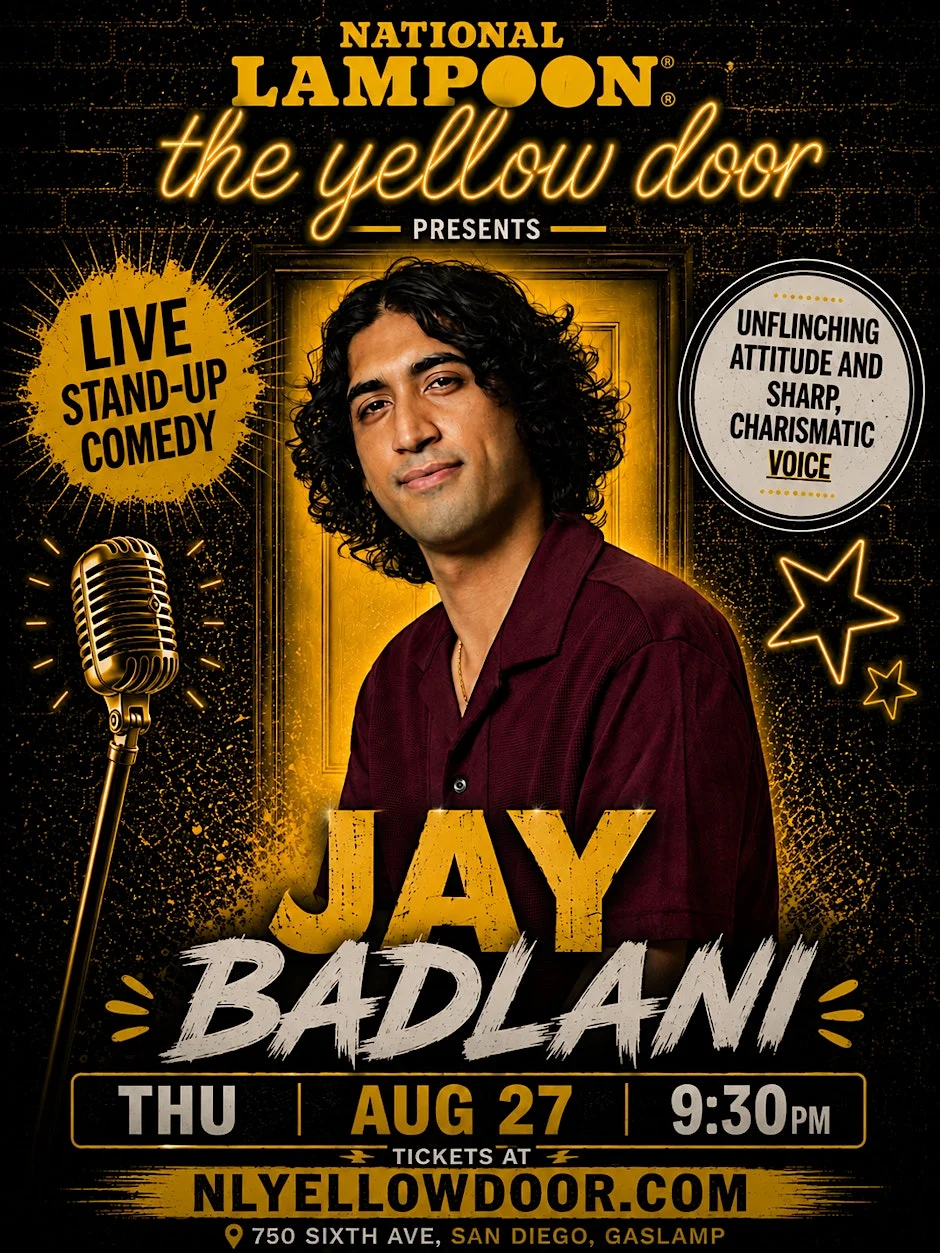 Poster for Jay Badlani: Live in San Diego