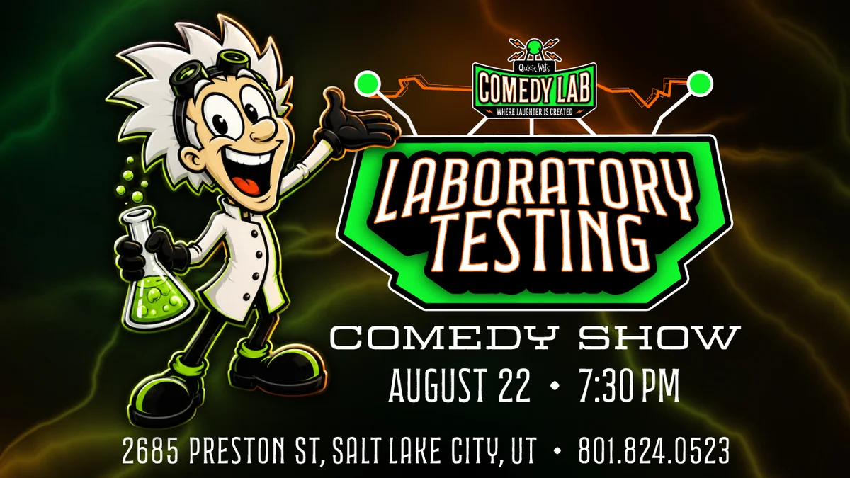 Poster for Laboratory Testing Comedy Show