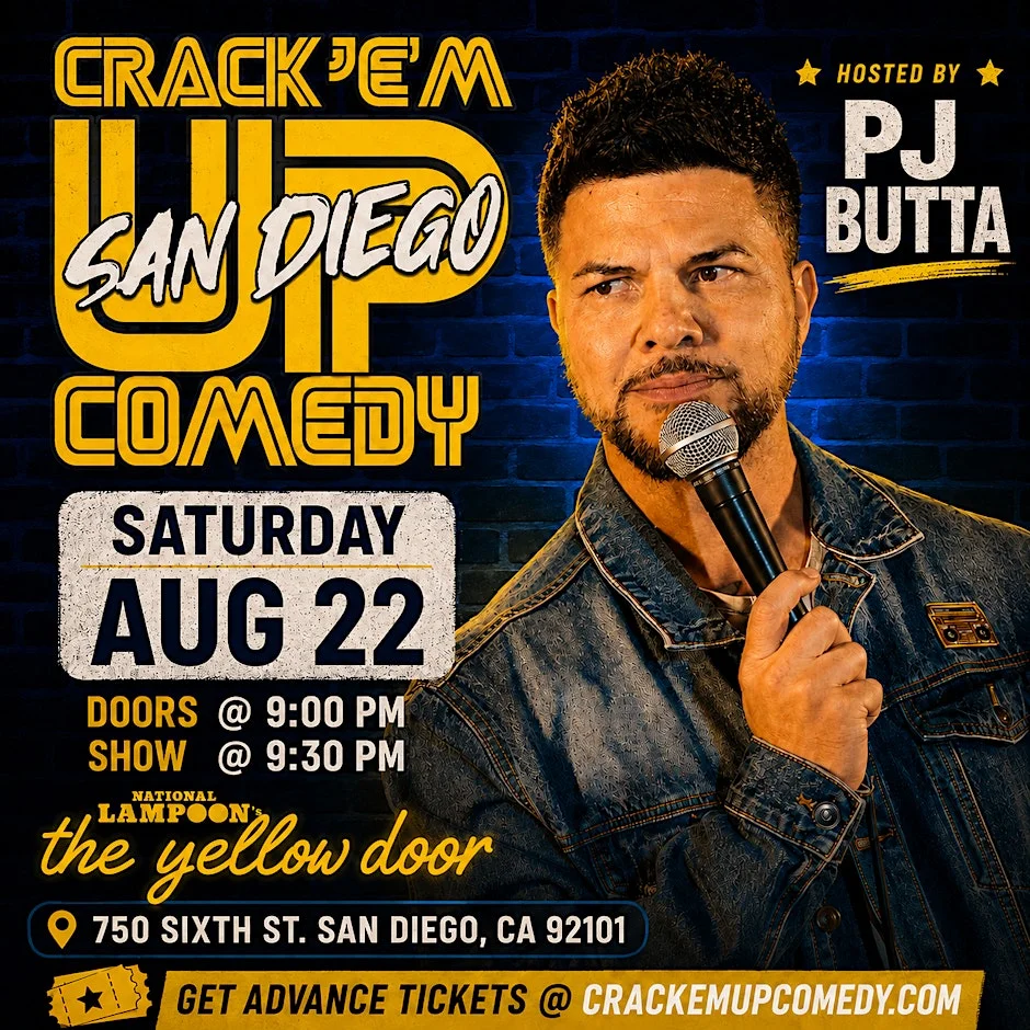 Poster for Crack Em Up Comedy: Live in San Diego