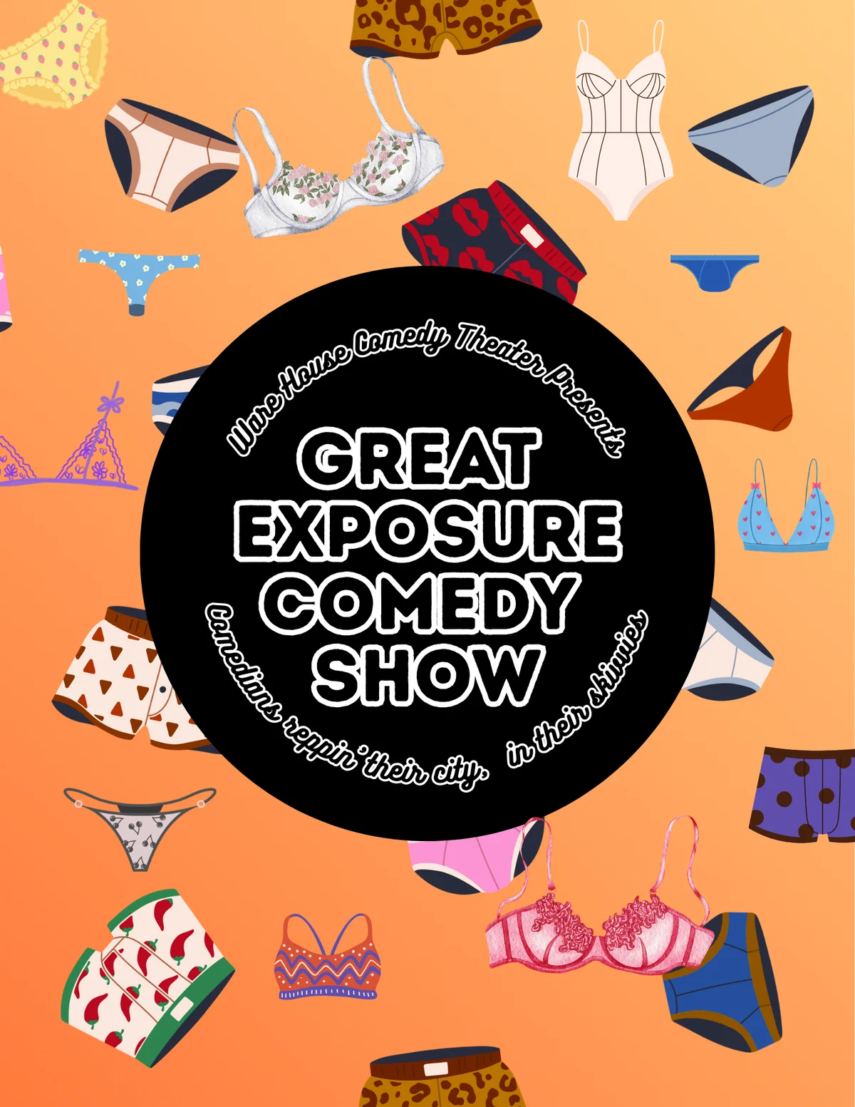 Poster for Great Exposure Comedy Show