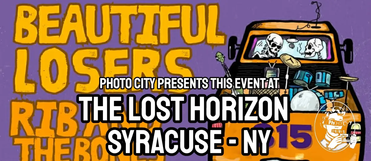 Poster for Beautiful Losers, Rib & The Bones, Check On Your Friends, & Quory Haven In The Universe @ The Lost Horizon - Syracuse, NY