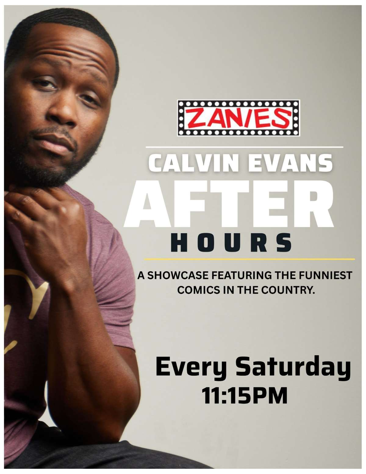 Poster for After Hours with Calvin Evans