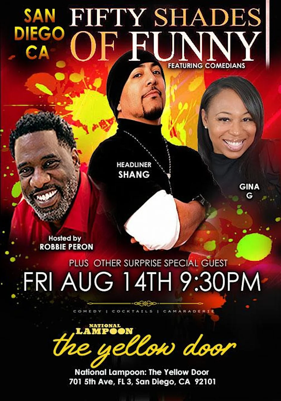 Poster for Shang and Fifty Shades of Funny: Live in San Diego