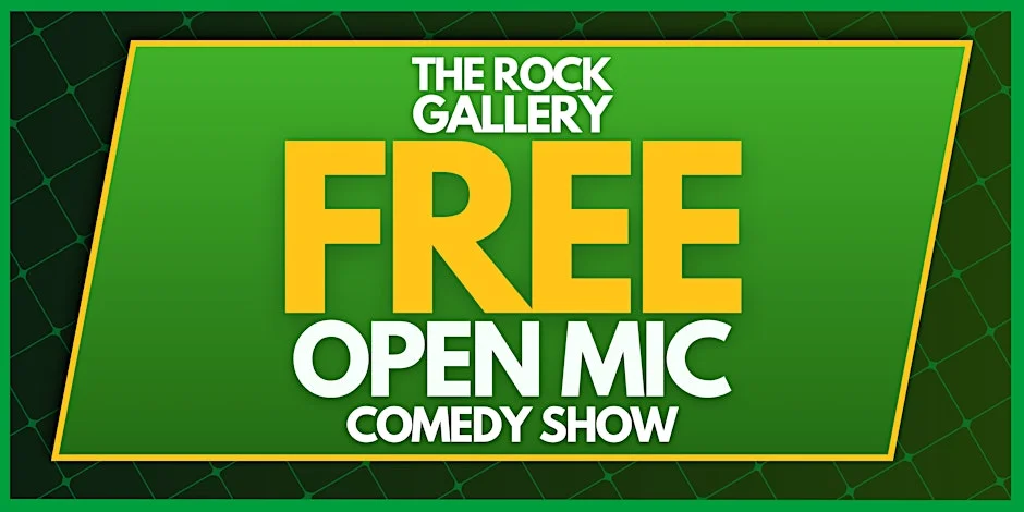 Poster for FREE Open Mic Stand-Up Comedy Show