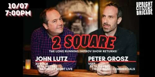 Poster for 2 Square with John Lutz and Peter Grosz