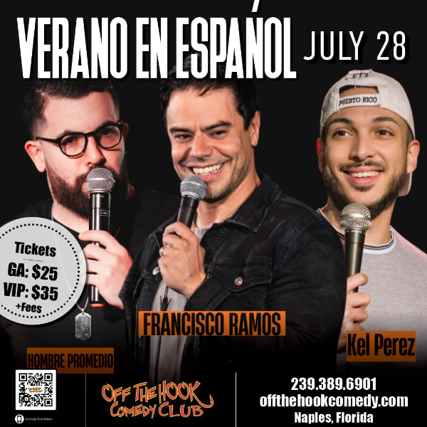 Poster for Verano en Español Live in Naples, Florida!
