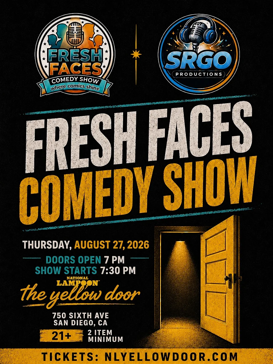 Poster for Fresh Faces Comedy Show